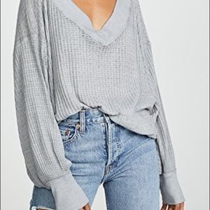 GREY FREE PEOPLE SOUTHSIDE THERMAL